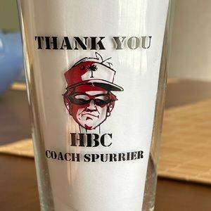 Florida Gators - Coach Spurrier rare Pint Glass
